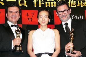 中谷美紀、オスカー像は「米の重さ」？　『アーティスト』監督が緊急来日！ 画像