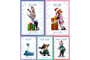 日本版が大人気『ズートピア２』興収40億円突破 入プレ第3弾はクリスマス限定キャラクターカード 画像