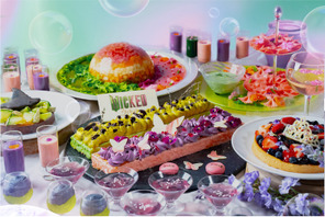 グリーン＆ピンクがテーマのスイーツや料理が楽しめる『ウィキッド 永遠の約束』コラボレーションメニュー3月2日から 画像