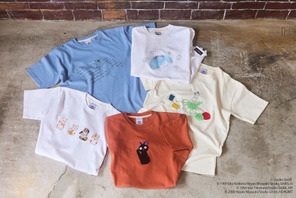 『天空の城ラピュタ』『魔女の宅急便』『千と千尋の神隠し』ほかジブリデザインのTシャツ発売 画像