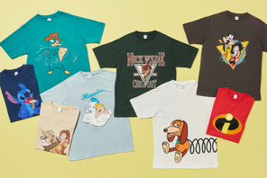 夏のコーディネートを彩る！ ミッキーマウスやスティッチなど、ディズニーキャラクターTシャツ発売 画像