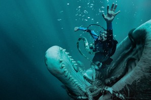 クジラの体内から脱出しろ！絶体絶命のサバイバルスリラー『クジラに落ちた男』ポスター＆場面写真 画像