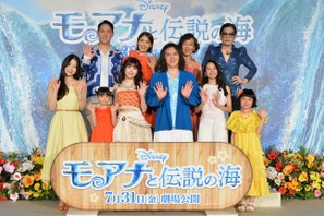 TSUZUMI＆尾上松也ら登壇、屋比久知奈がエンドソング「旅立とう」初生歌唱『モアナと伝説の海』ミュージカルプレミア 画像