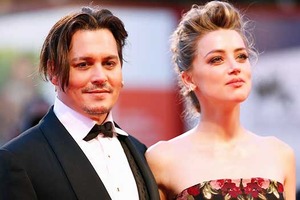 ジョニー・デップ＆アンバー・ハード夫妻、ヴェネチア国際映画祭に登場 画像