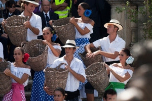 情熱の国・スペインでぶどうの収穫祭り！ 画像