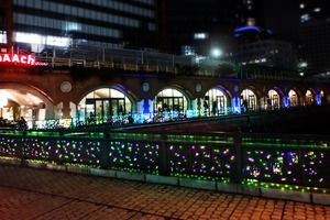 マーチエキュート神田万世橋、クリスマスに向け幻想的な“森イルミ”を実施 画像