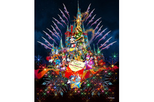 【ディズニー】美しく雪舞うロマンティックなパークに！クリスマスイベント 画像