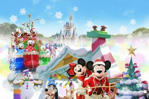 【ディズニー】JALがクリスマス時期限定の恒例パレードに、5度目の協賛 画像
