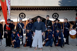 三浦アキフミ＆奇兵隊『長州ファイブ』松陰神社ヒット祈願イベント 画像