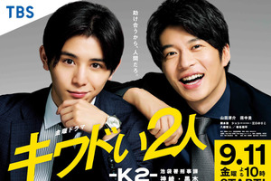 山田涼介＆田中圭の凸凹バディ「キワドい２人」ポスタービジュアル公開 画像