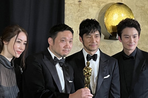 濱口竜介監督、オスカー像は「重いです」『ドライブ・マイ・カー』受賞に喜びのコメント到着 画像