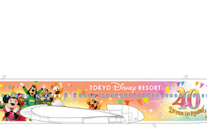 【ディズニー】TDR40周年記念の特別塗装機が登場！「JAL Colorful Dreams Express」6月9日より国内線に就航 画像