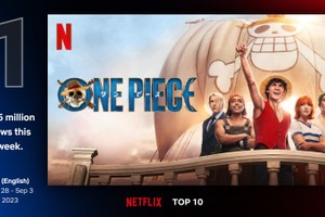 Netflix実写「ONE PIECE」堂々の1位発進！世界93か国でTOP10入り 画像