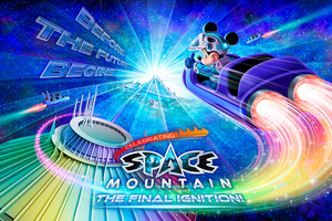 【ディズニー】最後の宇宙旅行を楽しもう！現行「スペース・マウンテン」最終日搭乗キャンペーン実施 画像