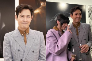 『イカゲーム』俳優イ・ジョンジェ、続編に期待が募る共演女優とのツーショット公開【PHOTO】 画像
