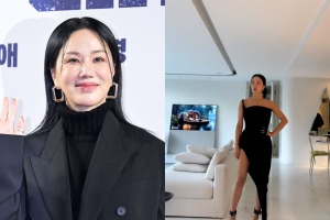 【韓国女優】本当に55歳なの？オム・ジョンファ、20代に負けない美脚に驚き【PHOTO】 画像