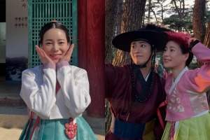 時代劇『オク氏夫人伝』人気も納得。イム・ジヨンが和気あいあいとした撮影の裏側を公開【PHOTO】 画像