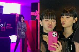 女優パク・ギュヨン、『イカゲーム2』共演のイケメン年上俳優まで笑顔に！「今日、過去一可愛い」【PHOTO】 画像