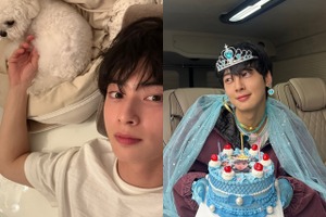 28歳の誕生日迎えたチャウヌ、赤ちゃんの頃から“天才だった”ビジュアルを公開！「鼻筋すごい」【PHOTO】 画像