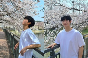 俳優チョン・ヘイン、今年の“お花見ショット”も最高すぎる！「眩しくて暖かい」とファン歓喜【PHOTO】 画像