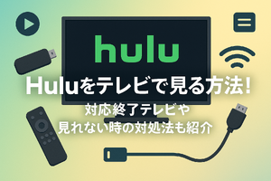Huluをテレビで見る方法！対応終了テレビや見れない時の対処法も紹介 画像