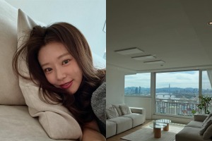 『離婚保険』女優イ・ジュビン、ソウルの街並みを一望できる新居を公開「こんな家に住みたい」【PHOTO】 画像