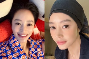 54歳女優キム・ヘス、一点の曇りもない肌が眩しい…撮り溜めていた自撮り大放出！【PHOTO】 画像