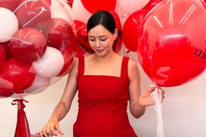 第二子妊娠中のイ・ハニ（42）、“ふっくらお腹”に視線集中「いつの間にこんなに大きく…」 画像