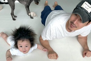 超サイヤ人!? 18歳年下の日本人女性と結婚した韓国俳優、生後6カ月の愛息の近況公開【PHOTO】 画像