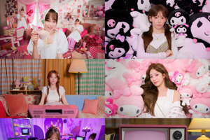 マイメロ＆クロミがお菓子作りも！LE SSERAFIM「Kawaii (Prod. Gen Hoshino)」MV公開中 画像