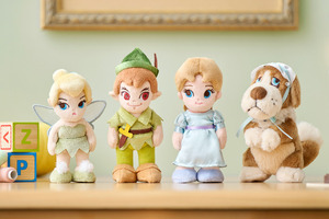 「ピーター・パン」ちいさくてレトロかわいいぬいぐるみ“Disney stanDs”に初登場！店舗限定のセット＆フック船長など第2弾も 画像