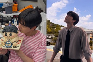 新ドラマ撮影中のパク・ソジュン、祝福まみれの日常を公開！ブレても“イケメン健在”【PHOTO】 画像