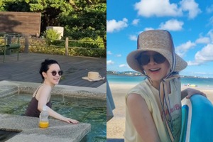 女優イ・ヨンエ、休暇中の姿を公開！リラックスした笑顔が“素敵”【PHOTO】 画像