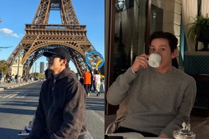 チ・チャンウク、パリでも輝くイケメンぶり！まるで“彼女目線”のオフショットに反響【PHOTO】 画像