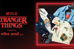 「niko and ...」×「ストレンジャー・シングス」第2弾コラボアイテムが2026年1月1日発売 画像