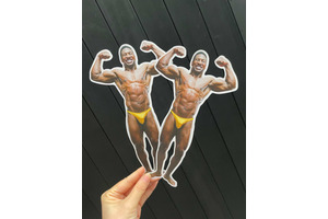 『ボディビルダー』マッチョチラシ＆等身大パネルが登場！ボディビル大会映す本編映像も 画像