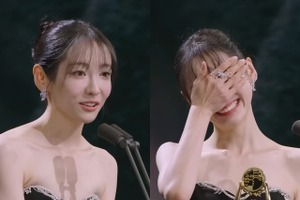 『秘顔-ひがん-』女優パク・ジヒョン、予想外の受賞に涙「7年前は新人賞候補だったのに…」 画像