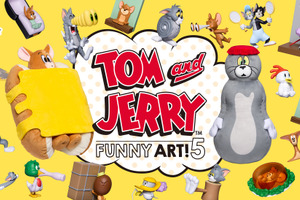 特大トム＆ジェリーぬいぐるみが特賞＆ラスト賞に！ Happyくじ「TOM and JERRY FUNNY ART!」第5弾発売 画像
