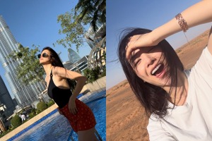 『トンイ』女優パク・ハソン、ドバイ旅行で魅せたお茶目な姿に「可愛すぎる」の声【PHOTO】 画像