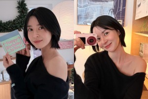 『梨泰院クラス』女優クォン・ナラ、肩出しコーデでお出かけ！デート風写真に“ドキッ”【PHOTO】 画像