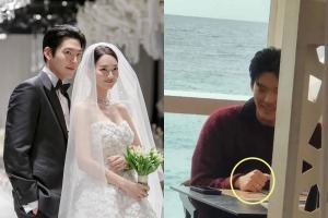 キム・ウビン♡シン・ミナ、新婚旅行先のスペインで目撃！“薬指で光る結婚指輪” 画像