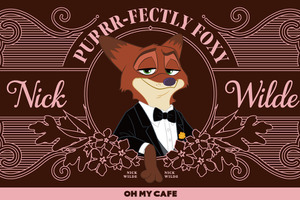 タキシード姿のニック登場！「ズートピア2」OH MYCAFE新メニュー1月23日から 画像