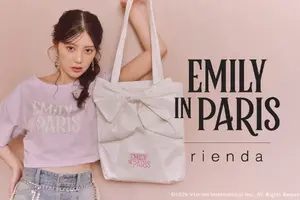 Netflix「エミリー、パリへ行く」コラボレーションアイテム、riendaから登場　パーカー・バッグなど全4型 画像