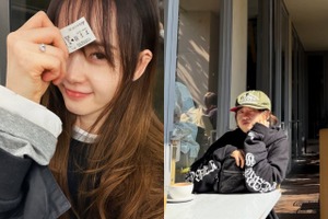 『応答せよ1994』女優コ・アラ、東京でのんびりと春を満喫！「瞳に花を植えたみたい」【PHOTO】 画像