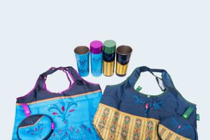 『アナと雪の女王』アナ＆エルサのドレスモチーフのランチ・エコバッグシリーズ発売 画像