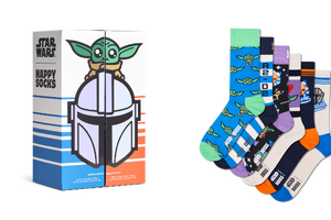 グローグー、アソーカ、R2-D2など登場『スター・ウォーズ』と「ハッピーソックス」がコラボ 画像