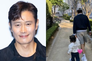 俳優イ・ビョンホンと娘がお散歩！ママが捉えた“温かな瞬間”に反響【PHOTO】 画像