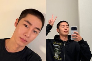 本日現役入隊の『還魂』イ・ジェウク、SNSで坊主姿の写真を披露「元気に戻ってきます」 画像