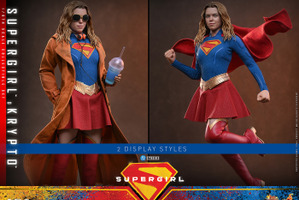 1/6スケールで『スーパーガール』が登場！愛犬クリプトも同梱のスペシャルセット　ホットトイズ「ムービー・マスターピース」 画像