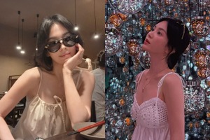 お忍びで日本に…！女優ソン・ヘギョ、夜の街でも隠しきれないオーラ【PHOTO】 画像